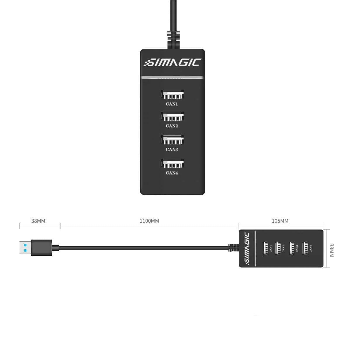 SIMAGIC WHEELBASE USB EXTENDER - Extreme Simracing